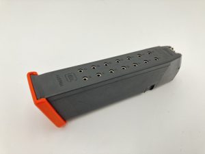 GLOCK G17 9MM 17rd Magazine, Orange Baseplate