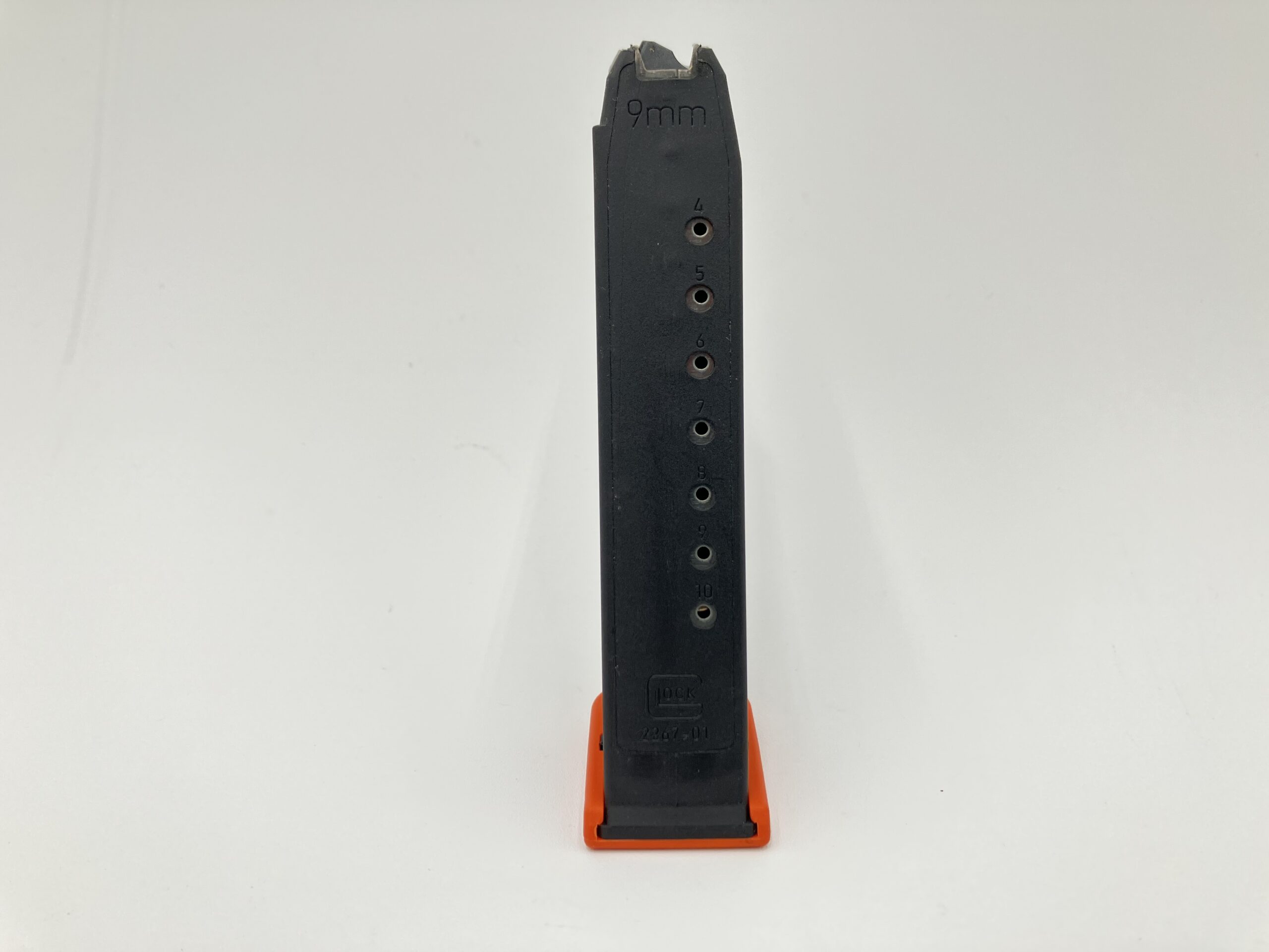 GLOCK G17 9MM 10rd Magazine, Orange Baseplate - Image 2