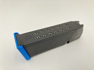 GLOCK G19 9MM 15rd Magazine, Blue Baseplate