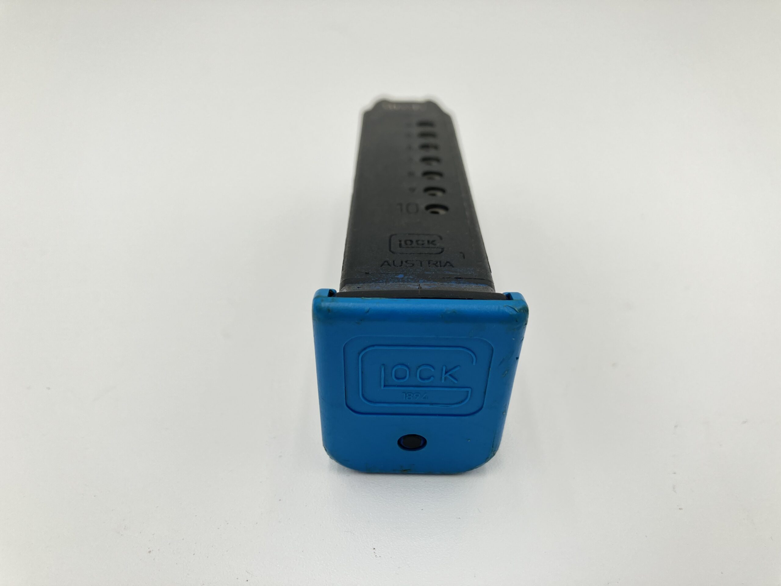 GLOCK G19 9MM 10rd Magazine, Blue Baseplate - Image 2