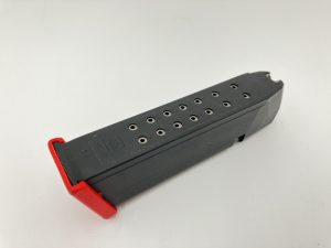 GLOCK G17 9MM 17rd Magazine, Red Baseplate