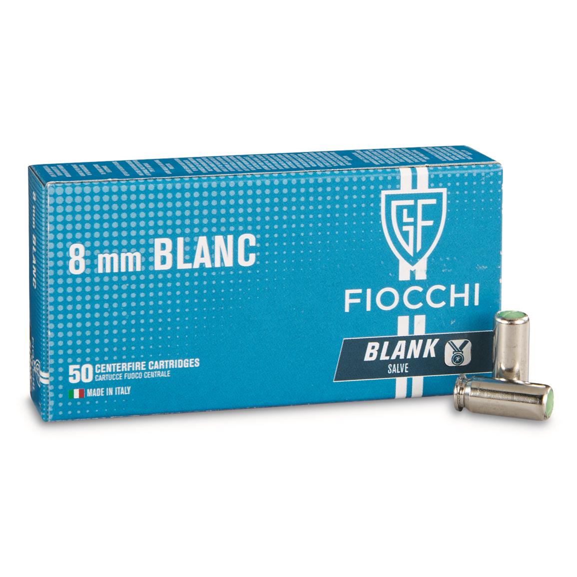 Fiocchi 8MM Blank Cartridges, 50/box - Image 2