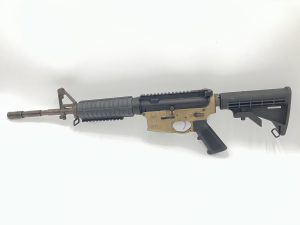 Simunition Converted 9MM Spike's Tactical MOD ST15 Rifle, 16" Barrel, FDE/Black