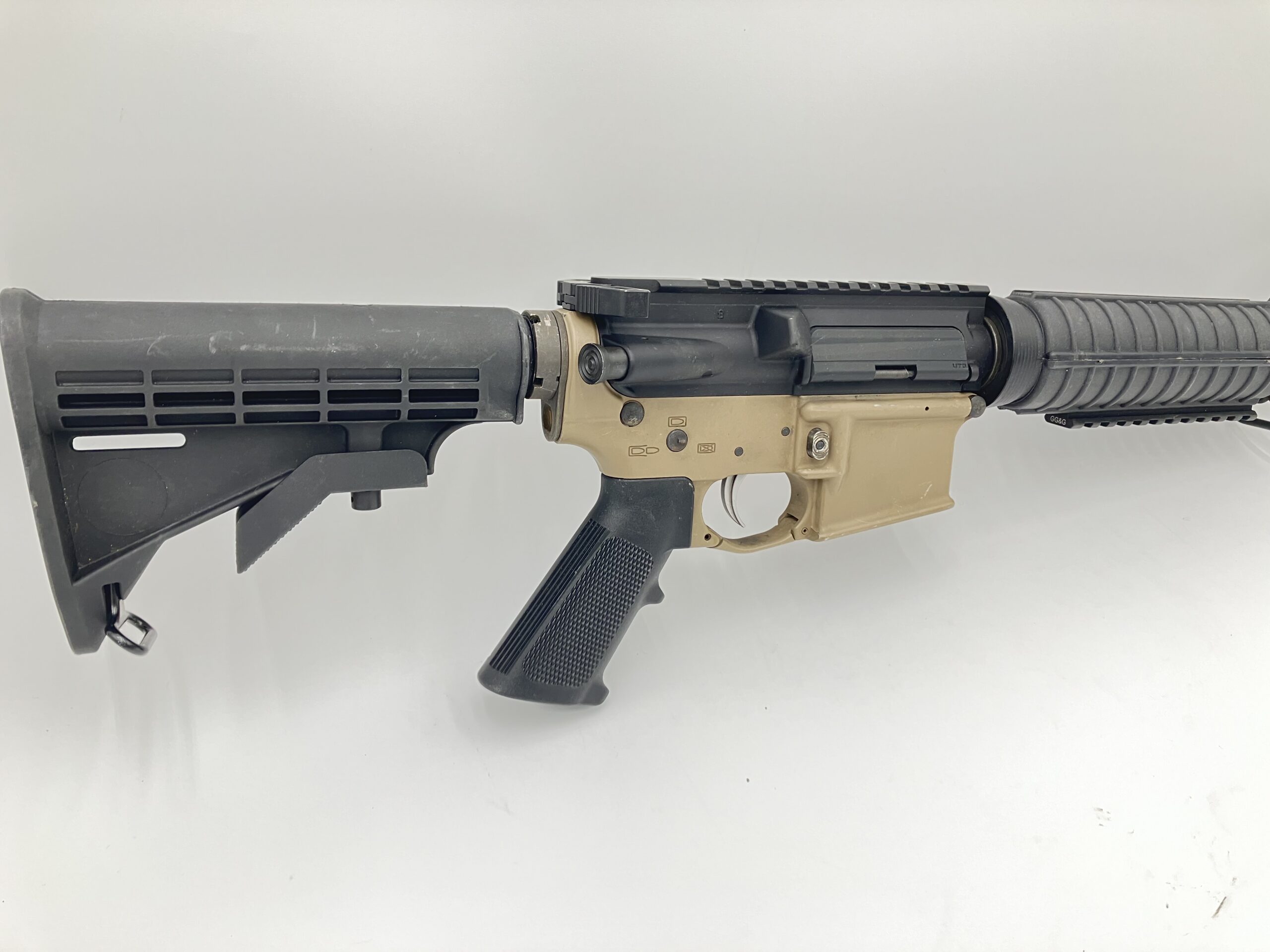 Simunition Converted 9MM Spike's Tactical MOD ST15 Rifle, 16" Barrel, FDE/Black - Image 5
