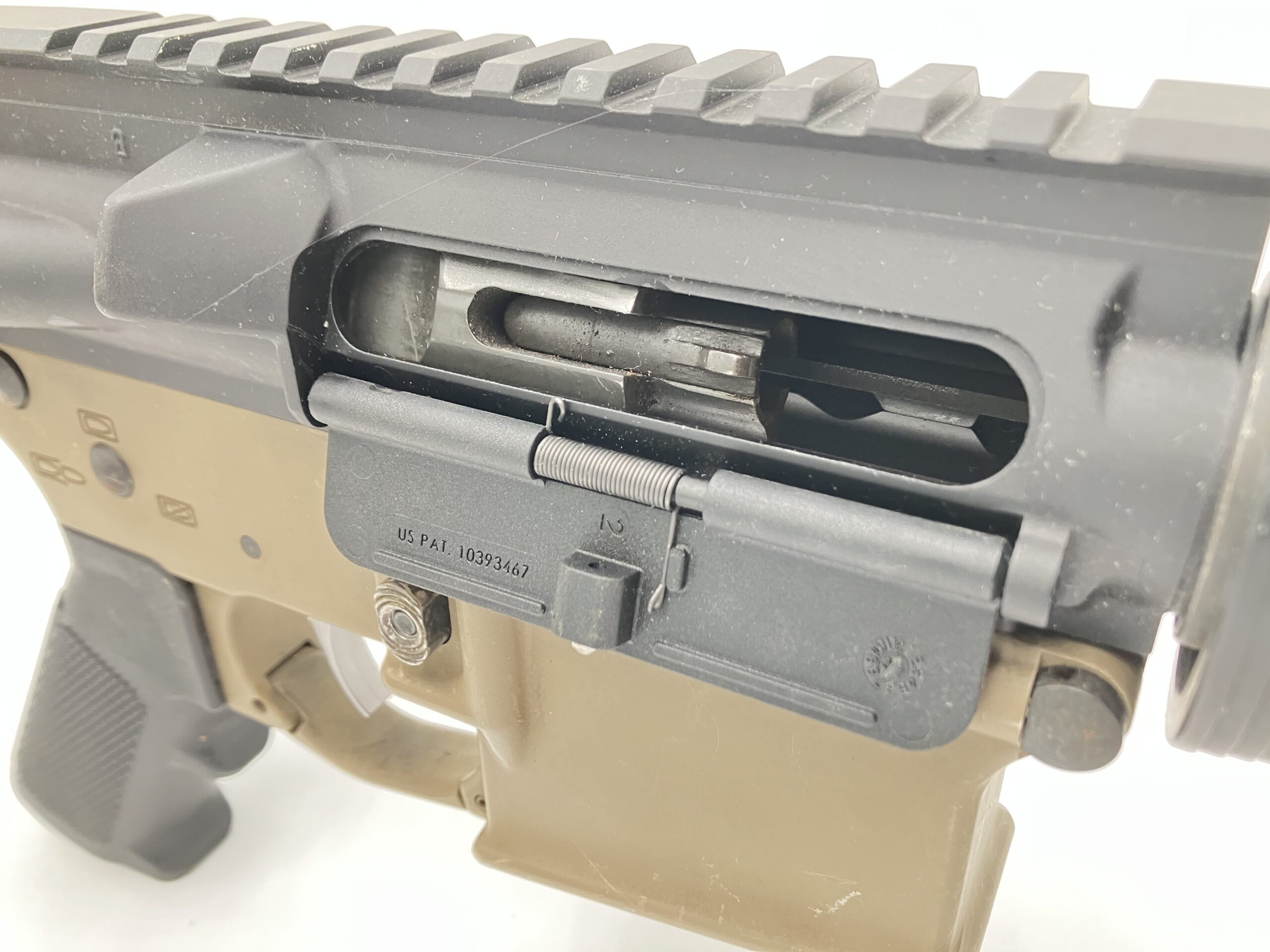 Simunition Converted 9MM Spike's Tactical MOD ST15 Rifle, 16" Barrel, FDE/Black - Image 7